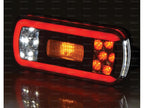 LED Farolim, Funções: 6, Travão / Traseiro / Pisca / Nevoeiro / Chapa de matricula / Reflector, Esq./Dt., 12-24V (S.143047)