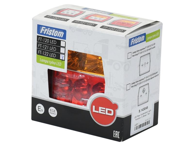 LED Farolim, Funções: 3, Traseiro / Travão / Pisca, Esq./Dt., 12-36V (S.143048)