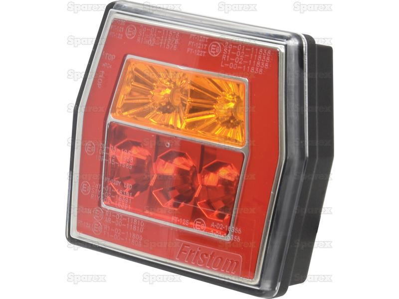 LED Farolim, Funções: 3, Traseiro / Travão / Pisca, Esq./Dt., 12-36V (S.143048)