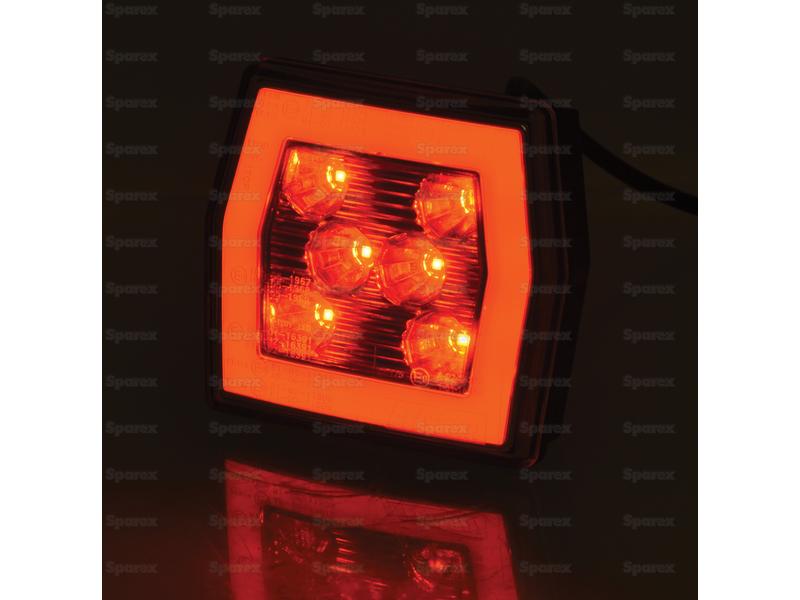 LED Farolim, Funções: 2, Traseiro / Nevoeiro, Esq./Dt., 12-36V (S.143053)