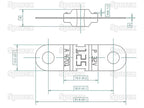 Fusivel Midi 30 Amps (laranja) 40 x 10mm (S.143244)