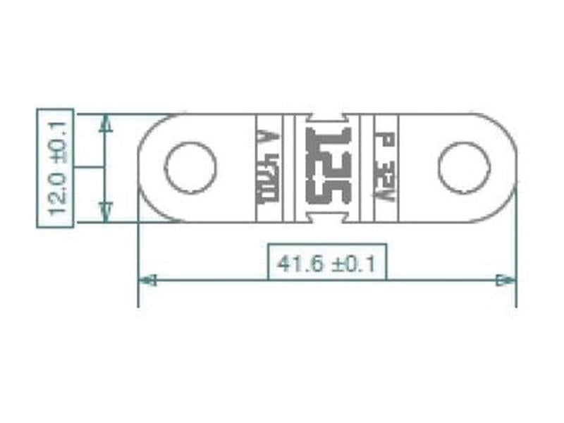 Fusivel Midi 80 Amps (branco) 40 x 10mm (S.143248)