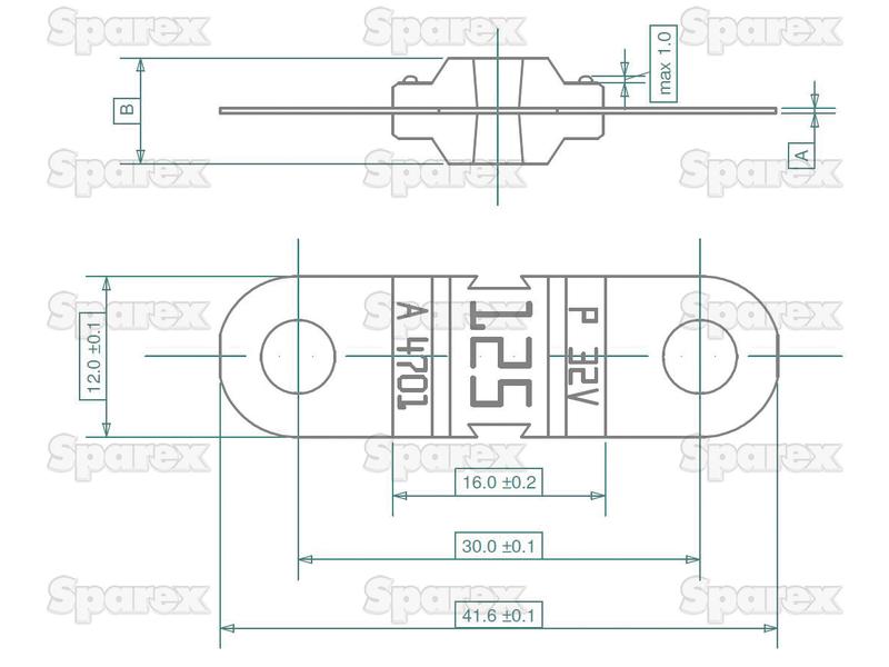 Fusivel Midi 80 Amps (branco) 40 x 10mm (S.143248)