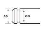 Freio Métrico E, A Ø4.5mm, B Ø3.2mm (DIN or Standard No. DIN 6799) (S.14402)