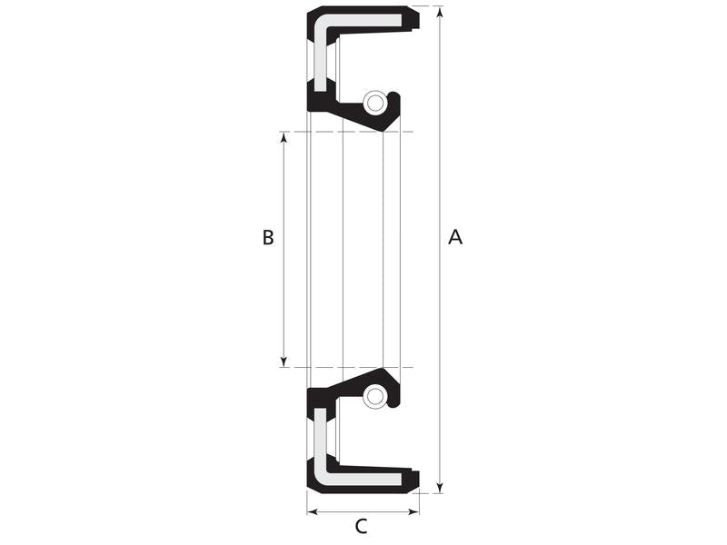 Retentor 48 x 65 x 11mm Lábio simples (S.148941)