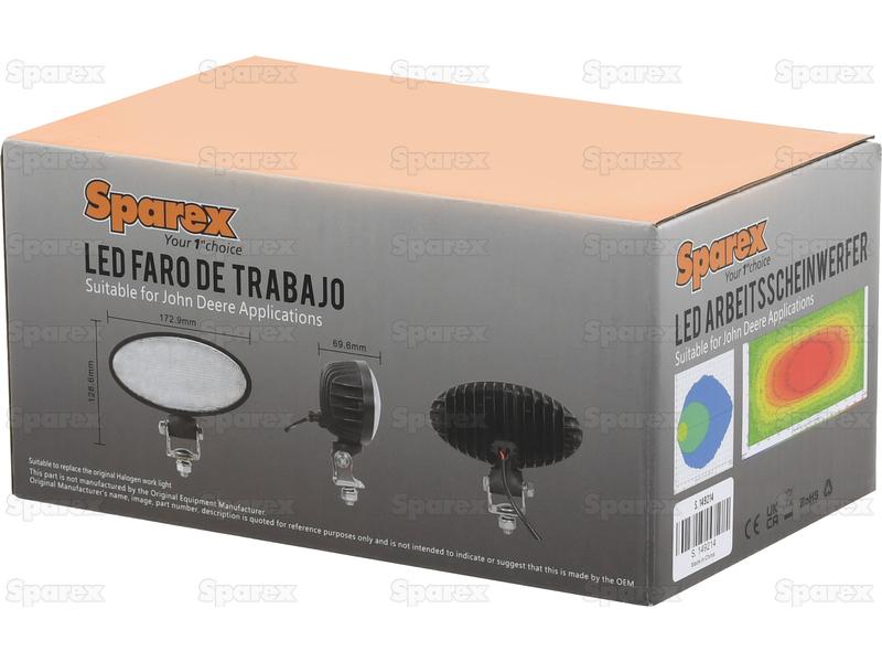 Farol de trabalho LED, 4100 Lumens, 10-30V (S.149214)