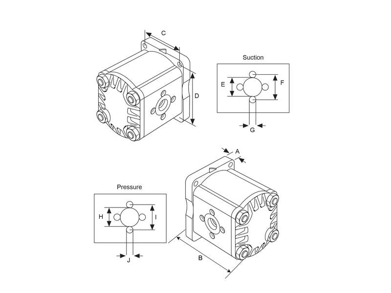 Bomba hidraulica AL200179 (S.149282)