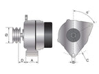 Alternador (Sparex) - 14V, 120 Amps (S.150724)