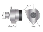 Alternador (Sparex) - 12V, 120 Amps (S.150736)