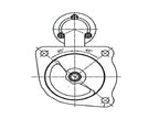 Motor de Arranque - 12V, 3.1 Quilowatts (Sparex) (S.150749)