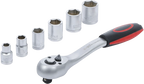 Conjunto de Chaves de Caixa Sextavadas 3/8" | 8-19 mm | 7 Peças