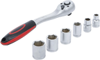 Conjunto de Chaves de Caixa Sextavadas 3/8" | 8-19 mm | 7 Peças