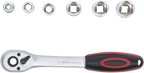 Conjunto de Chaves de Caixa Sextavadas 3/8" | 8-19 mm | 7 Peças