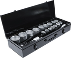 Conjunto de Chaves de Caixa Sextavadas 3/4" | 19-50 mm | 20 Peças | Mala Metal