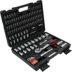 Conjunto de Chaves de Caixa Super Lock 1/4"+1/2" | 115 Peças