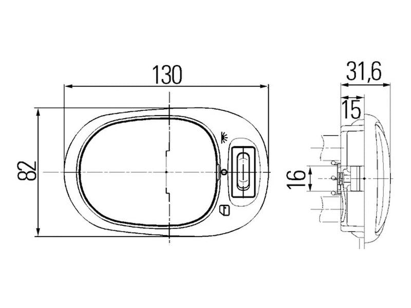 Farolim interior 12V (S.151698)