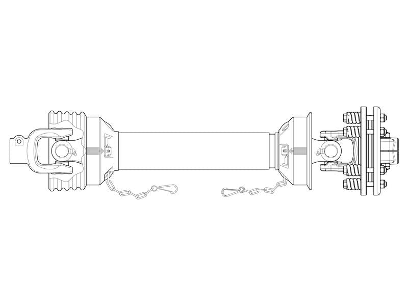 Sparex Transmissão B4-1100 com embraiagem (S.151774)