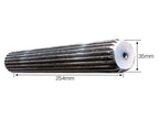 Veio estriado PTO —estriado total - 1 3/8'' - 21 estrias, Comp: 254mm. (S.15193)
