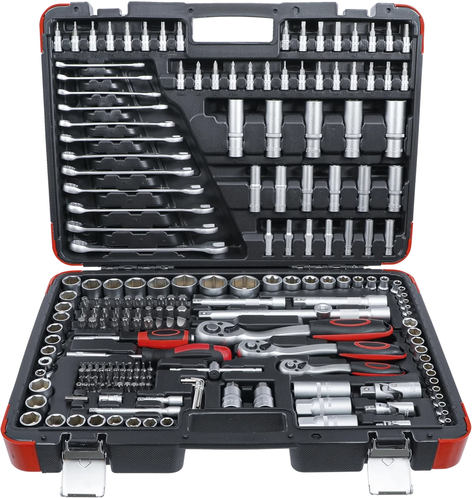 Conjunto de Chaves de Caixa 1/4"+3/8"+1/2" | 216 Peças