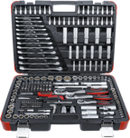 Conjunto de Chaves de Caixa 1/4"+3/8"+1/2" | 216 Peças