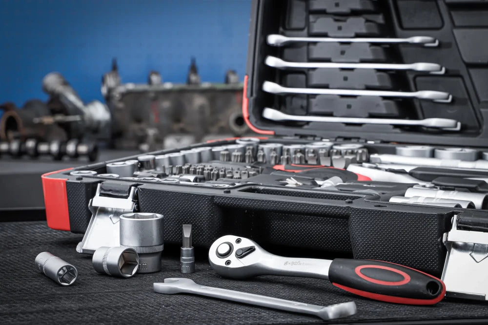 Conjunto de Chaves de Caixa 1/4"+3/8"+1/2" | 216 Peças