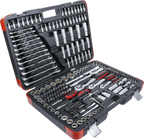 Conjunto de Chaves de Caixa 1/4"+3/8"+1/2" | 216 Peças