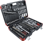 Conjunto de Chaves de Caixa Super Lock 1/4"+3/8"+1/2" | 176 Peças