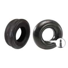 Pneu com camara de ar, 18 x 8.50 - 8, 4PR, TR13 Valvula direita