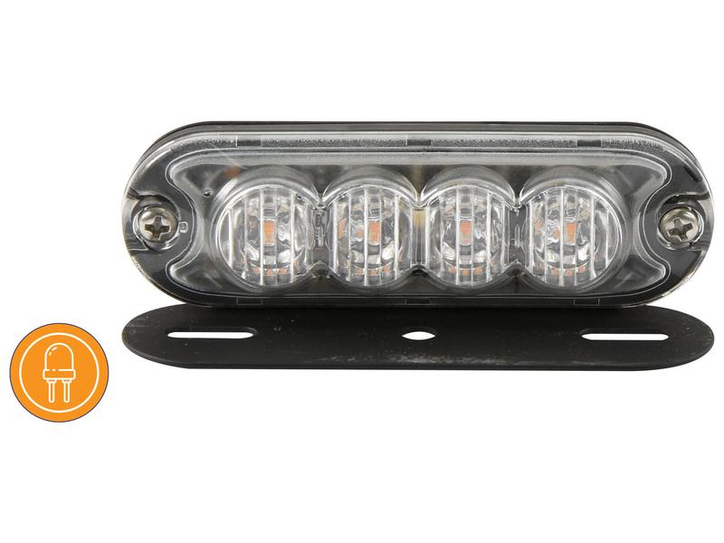 LED Farolim Perigo, CISPR 25: Class 3, Funções: único flash, Duplo flash, 12-24V (S.152728)