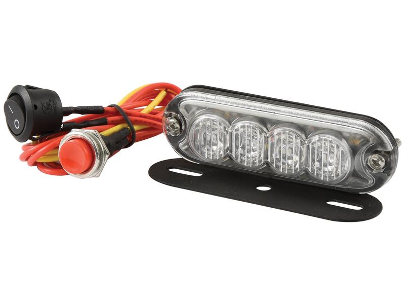 LED Farolim Perigo, CISPR 25: Class 3, Funções: único flash, Duplo flash, 12-24V (S.152730)