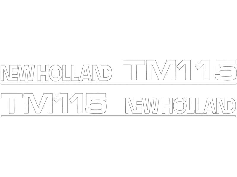 Kit Autocolantes TM115 (S.152887)