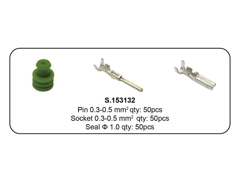 Kit conectores italianos recarga pino e vedante 200 unidades (S.153132)