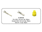 Kit conectores italianos recarga pino e vedante 200 unidades (S.153133)