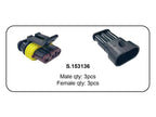 Kit conectores italianos recarga 3 polos 6 unidades (S.153136)
