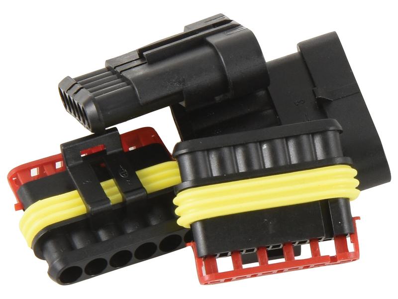 Kit conectores italianos recarga 6 polos 4 unidades (S.153139)