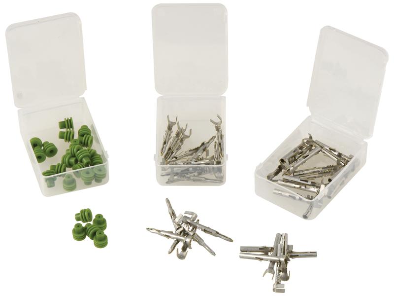 Kit terminais Delphi pino e vedante recarga 80 unidades (S.153148)