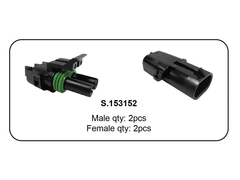 Kit terminais Delphi 2 polos recarga 4 unidades (S.153152)