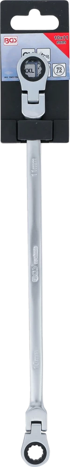 Chave articulada dupla de catraca | 10 x 11 mm