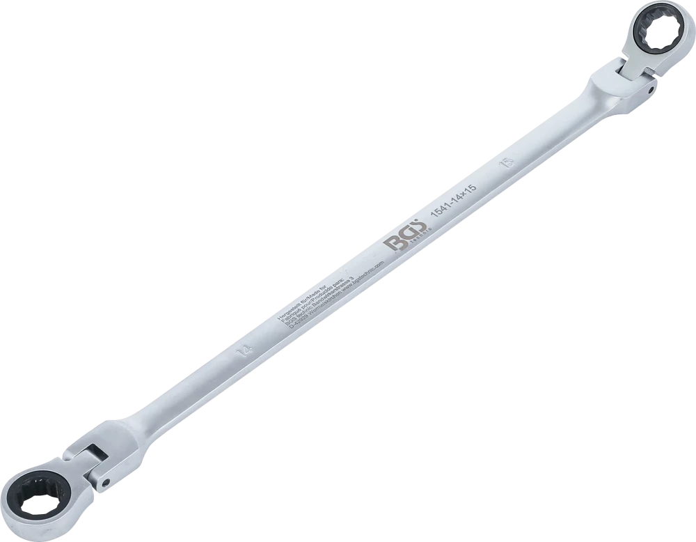 Chave articulada dupla de catraca | 14 x 15 mm