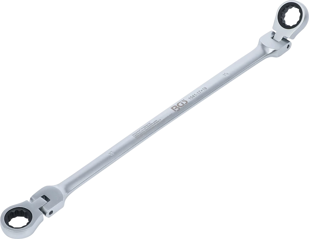 Chave articulada dupla de catraca | 17 x 19 mm
