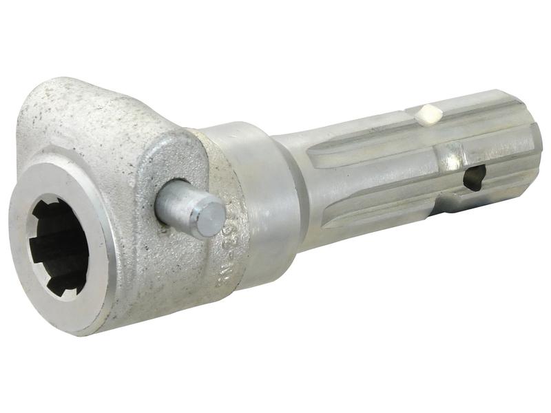 Adaptador PTO - Estria Femea 1 1/8'' - 6 x Male spline 1 3/8'' - 6 Com Quick Release Pin. (S.15720)