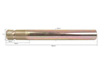 Veio estriado PTO —numa extremidade - 1 3/8'' - 21 estrias, Comp: 300mm (S.15945)