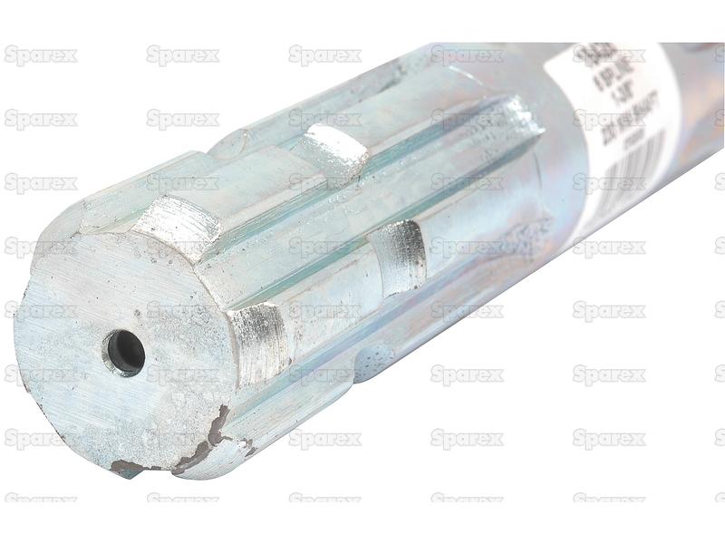 Veio estriado PTO —estriado nas duas extremidades - 1 3/8'' - 6 estrias x 1 3/8'' - 6 estrias, Comp: 300mm (S.15952)