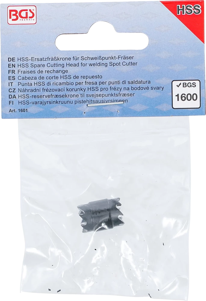 Coroa de fresagem de substituição de HSS para fresa de soldadura por pontos BGS 1600