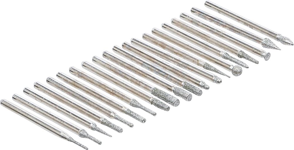 Ferramenta de retificação e fresagem diamantada | 20 peças