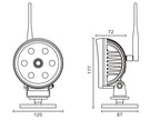LED Luz de trabalho com câmara integrada, sem fios, 10-32V (S.162182)