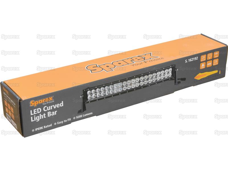 LED Barra curvo, 630mm, 9200 Lumens, 10-30V (S.162192)