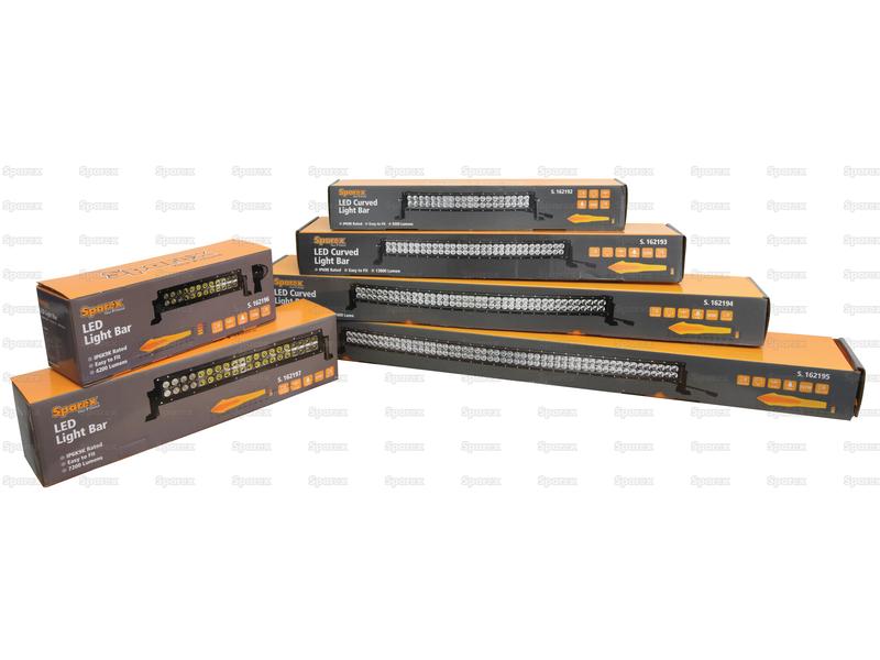 LED Barra curvo, 1446mm, 23920 Lumens, 10-30V (S.162195)