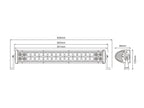 LED Barra plano, 610mm, 7200 Lumens, 10-30V (S.162197)