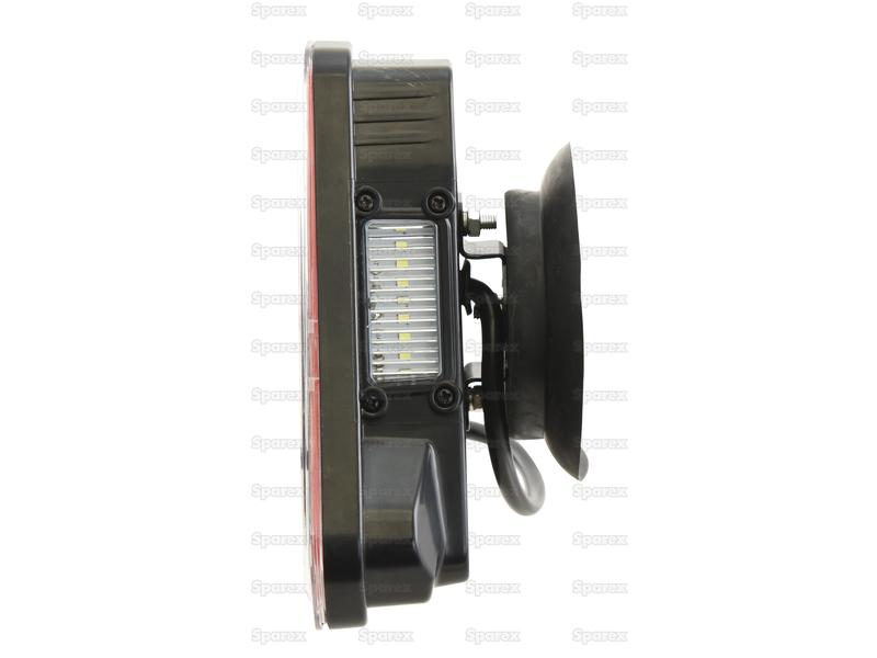 LED Conjunto de iluminação, Funções: 6, Travão / Traseiro / Pisca / Nevoeiro / Chapa de matricula / Reflector, Comprimento do Cabo:14M, 12V (S.162659)